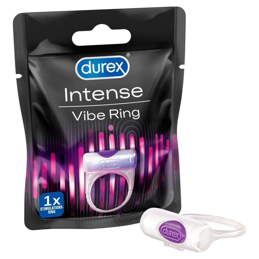 Durex Intense Vibrating Cock Ring|Front View|"intense design - front view"
