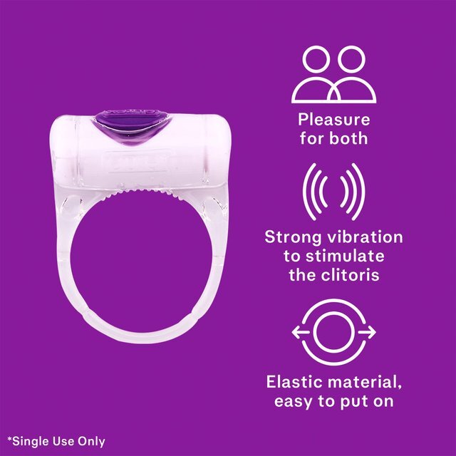 Durex Intense Vibrating Cock Ring|Side View|"durex detail - side view"