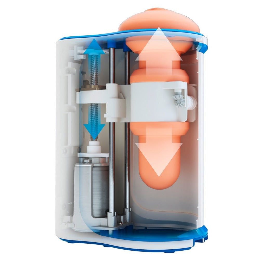 Autoblow A I Plus Adjustable Blow Job Machine|Side View|"machine detail - side view"