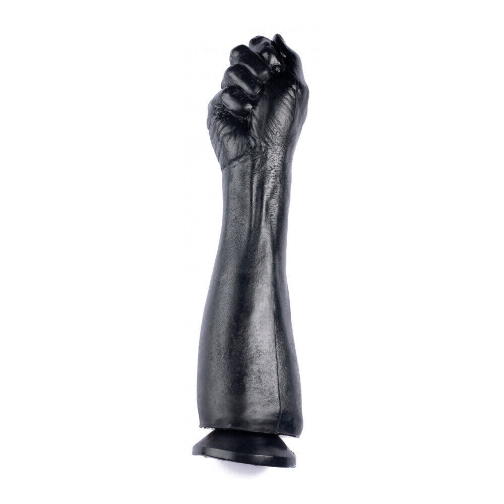 Fist Impact Victory Dildo|Side View|"victory fist dildo - side view"