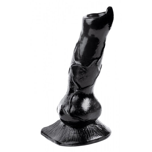 Animhole Maltese Dog Dildo|Front View|"maltese fantasy dildo - front view"