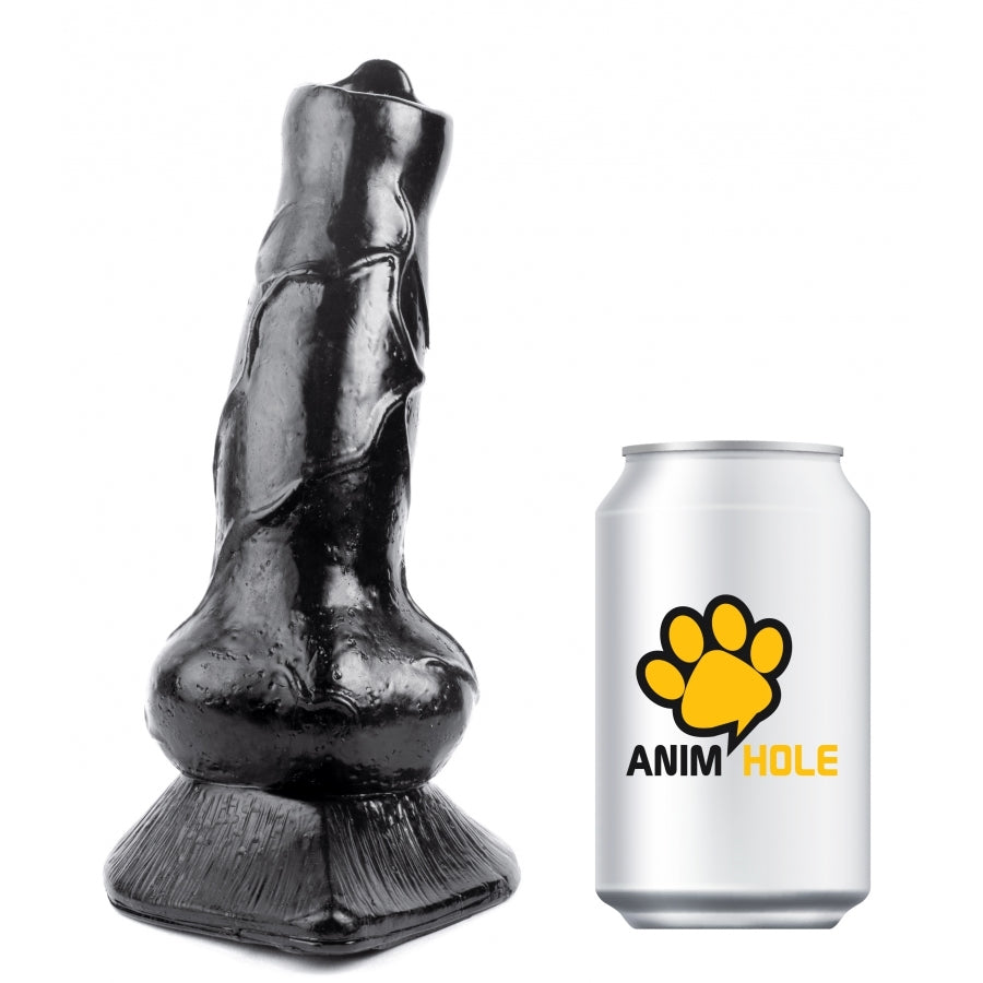 Animhole Maltese Dog Dildo|Side View|"maltese fantasy dildo - side view"