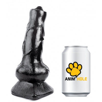 Animhole Maltese Dog Dildo|Side View|"maltese fantasy dildo - side view"