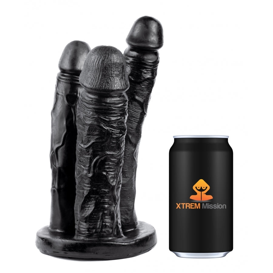 Xtrem Mission Range At 3|Side View|"extreme range dildo - side view"
