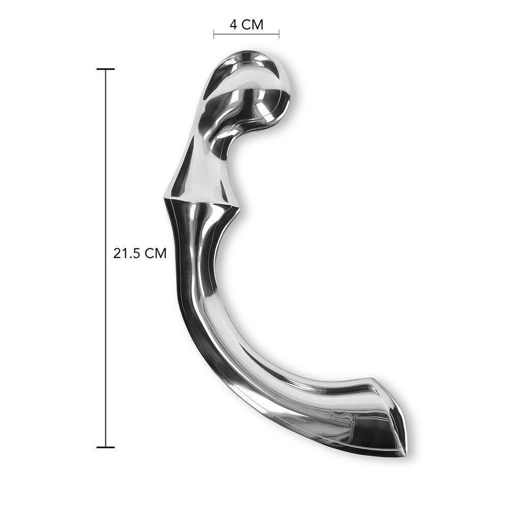 Playhouse-Ribbed-Pleasure-Steel-Wand|Detail View|"product features-detail view"