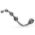 Playhouse-Flow-And-Bulb-Pleasure-Steel-Wand|Side View|"ergonomic design-side view"