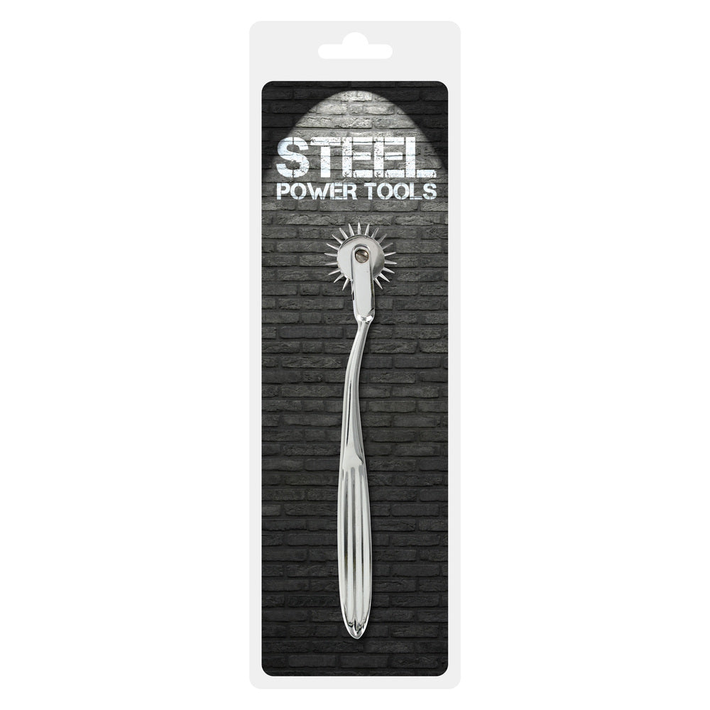 Steel Power Tools Pin Wheel|Side View|"pinwheel detail-side view adult toys direct"|