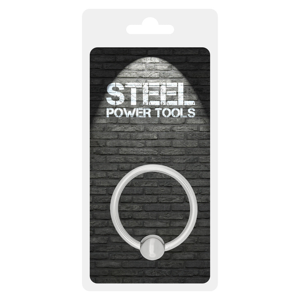 Steel Power Tools Acorn Penis Ring 30mm|Side View|"ring details-side view"|