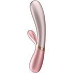Satisfyer Hot Lover Warming Vibrator With App Control Pink|Front View|"App-controlled warming vibrator with smart features - front view"
