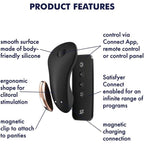 Satisfyer Little Secret Panty Vibrator|Detail View|"Remote control interface - detail view"