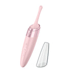 Satisfyer Twirling Delight Clit Stim Rose|Front View|"Rose twirling stimulator - front view"