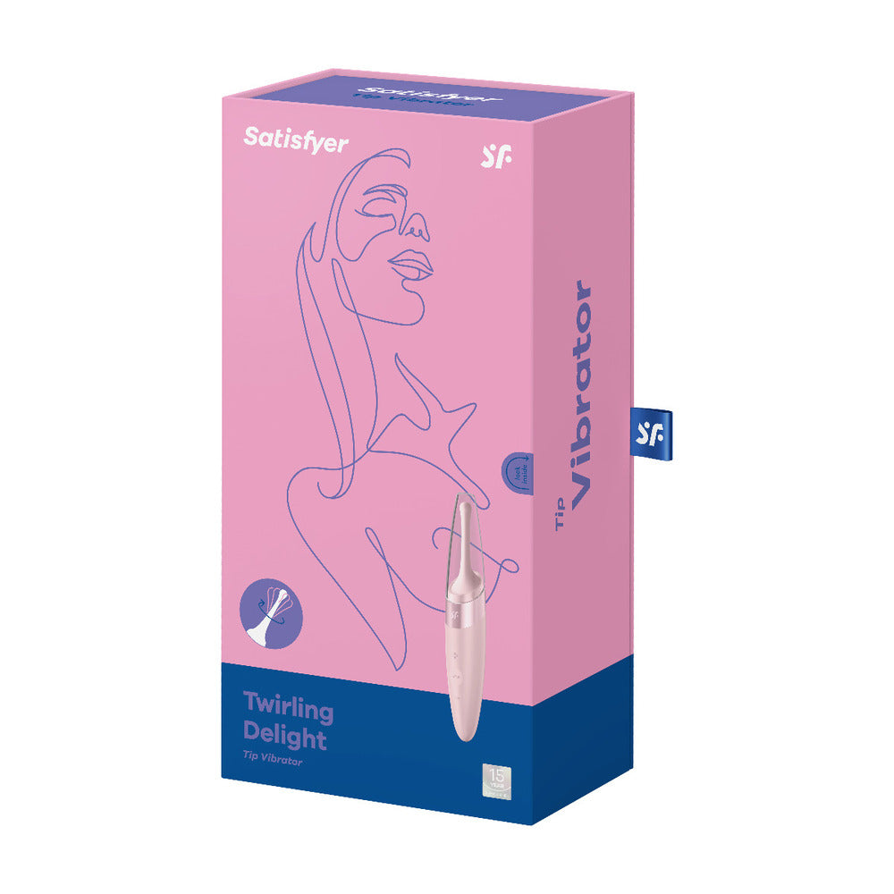 Satisfyer Twirling Delight Clit Stim Rose|Detail View|"Multi-function controls - detail view"