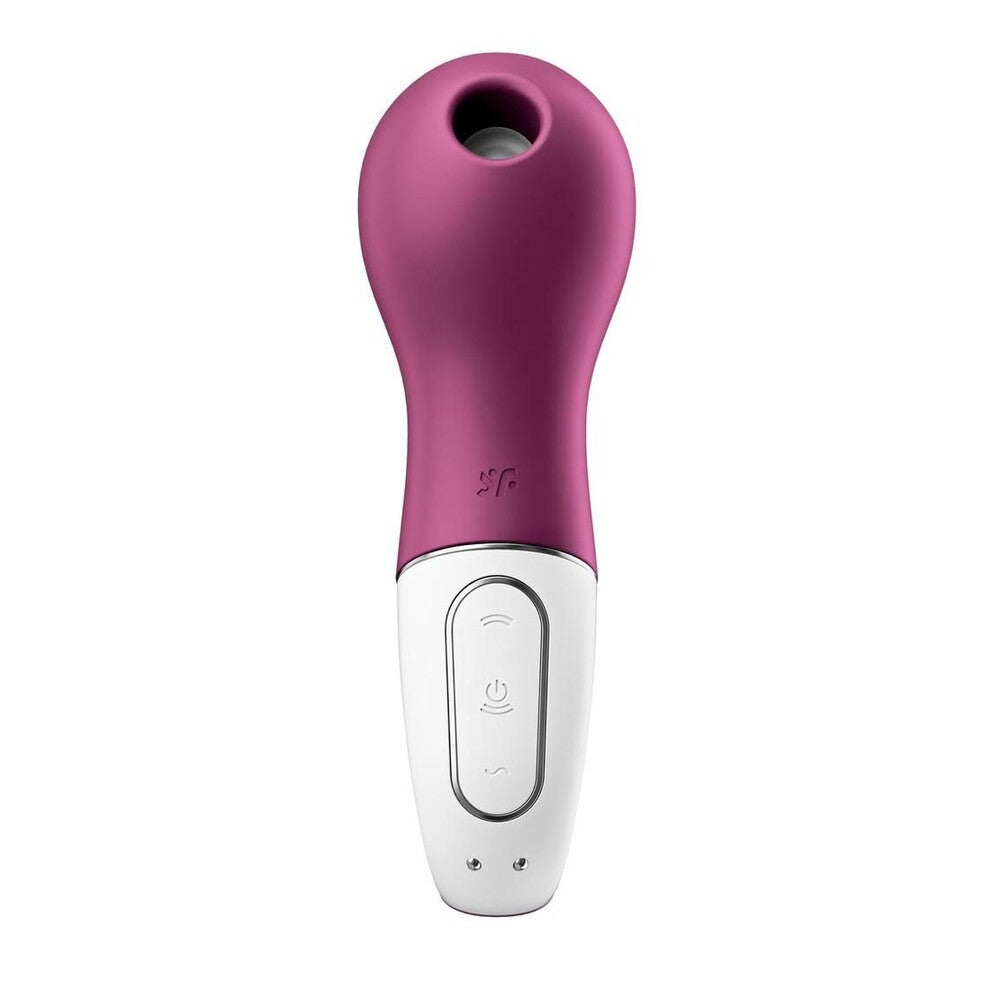 Satisfyer Lucky Libra Air Pulse Stim and Vibe|Front View|"Air pulse stimulator - front view"