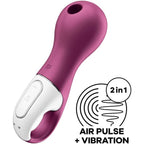 Satisfyer Lucky Libra Air Pulse Stim and Vibe|Side View|"Premium pleasure device - side view"