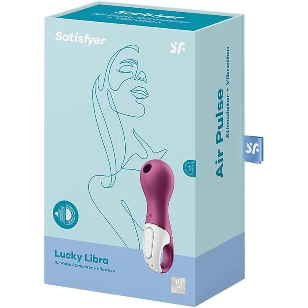 Satisfyer Lucky Libra Air Pulse Stim and Vibe|Kit View|"Complete pleasure system - kit view"