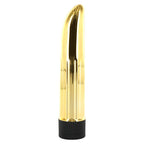 Lady-Finger-Mini-Vibrator-Gold|Front View|"gold mini vibrator classic-front view"