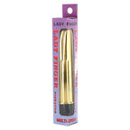 Lady-Finger-Mini-Vibrator-Gold|Side View|"premium compact design-side view"