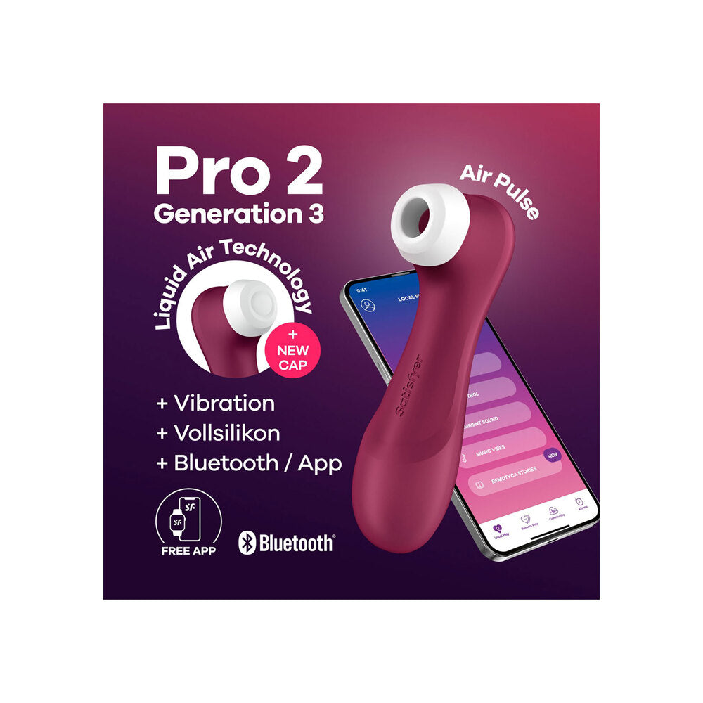Satisfyer Pro 2 Generation 3 with Air Tech and App|Kit View|"Complete smart system - kit view"
