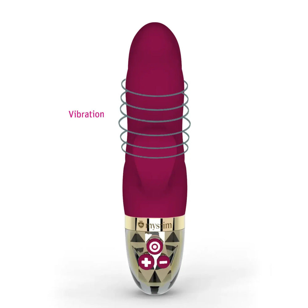 Mystim-Hop-Hop-Bob-Vibrator|Detail View|"multi-function controls-detail view"