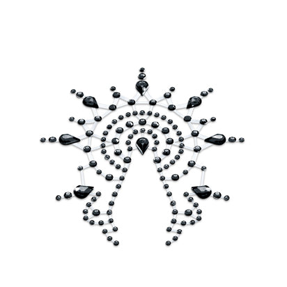 Petits-Joujoux-Gloria-Nipple-And-Vagina-Pasties-Black|Side-View|"intimate-jewelry-side-view"