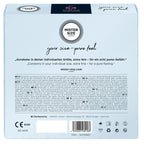 Mister Size 64mm Your Size Pure Feel Condoms 36 Pack|Side View|"size features-side view"|