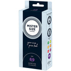 Mister Size 69mm Your Size Pure Feel Condoms 10 Pack|Front View|"condom design-front view"|