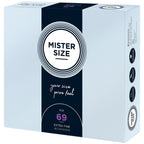 Mister Size 69mm Your Size Pure Feel Condoms 36 Pack|Front View|"condom design-front view"|