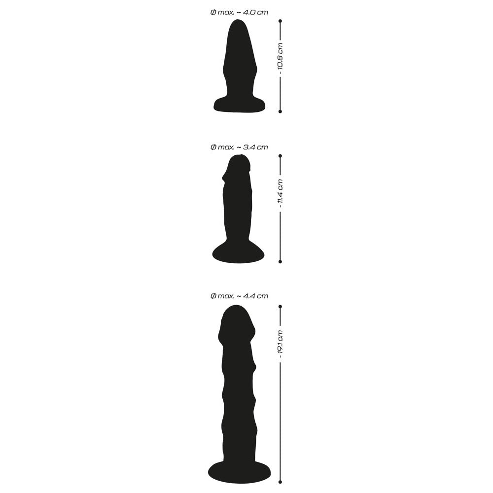 Crystal-Clear-Anal-Training-Set-Pink|Side View|"set components-side view"