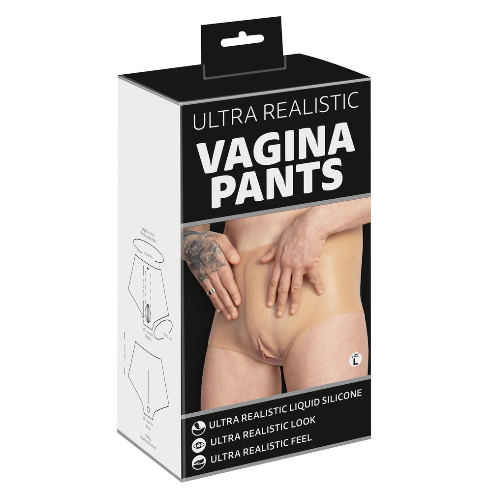 Ultra Realistic Vagina Pants|Back View|"quality build - back view"