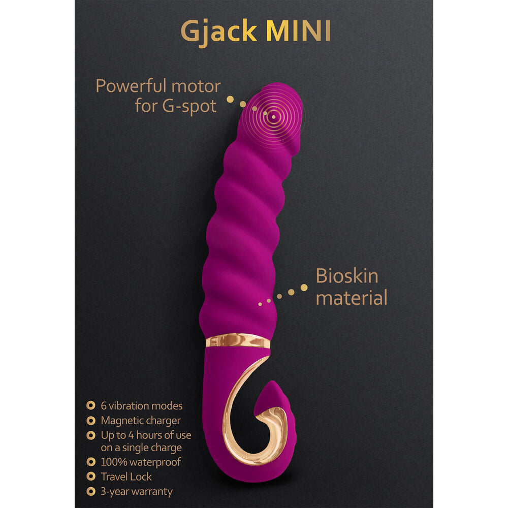 G-Vibe-Gjack-Mini-Vibrator|Detail View|"multi-speed control panel-detail view"