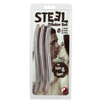 Set Of 3 Steel Dilators|Detail View|"steel dilator features-detail view adult toys direct"|