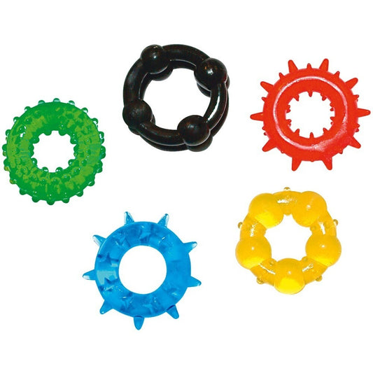 Sex Marathon Cock Rings|Front View|"marathon design - front view"