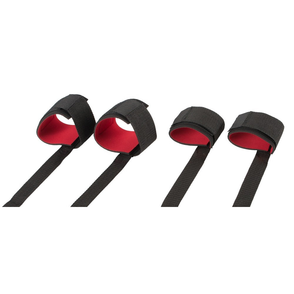 Soft Bondage Kit|Side View|"kit components-side view adult toys direct"|