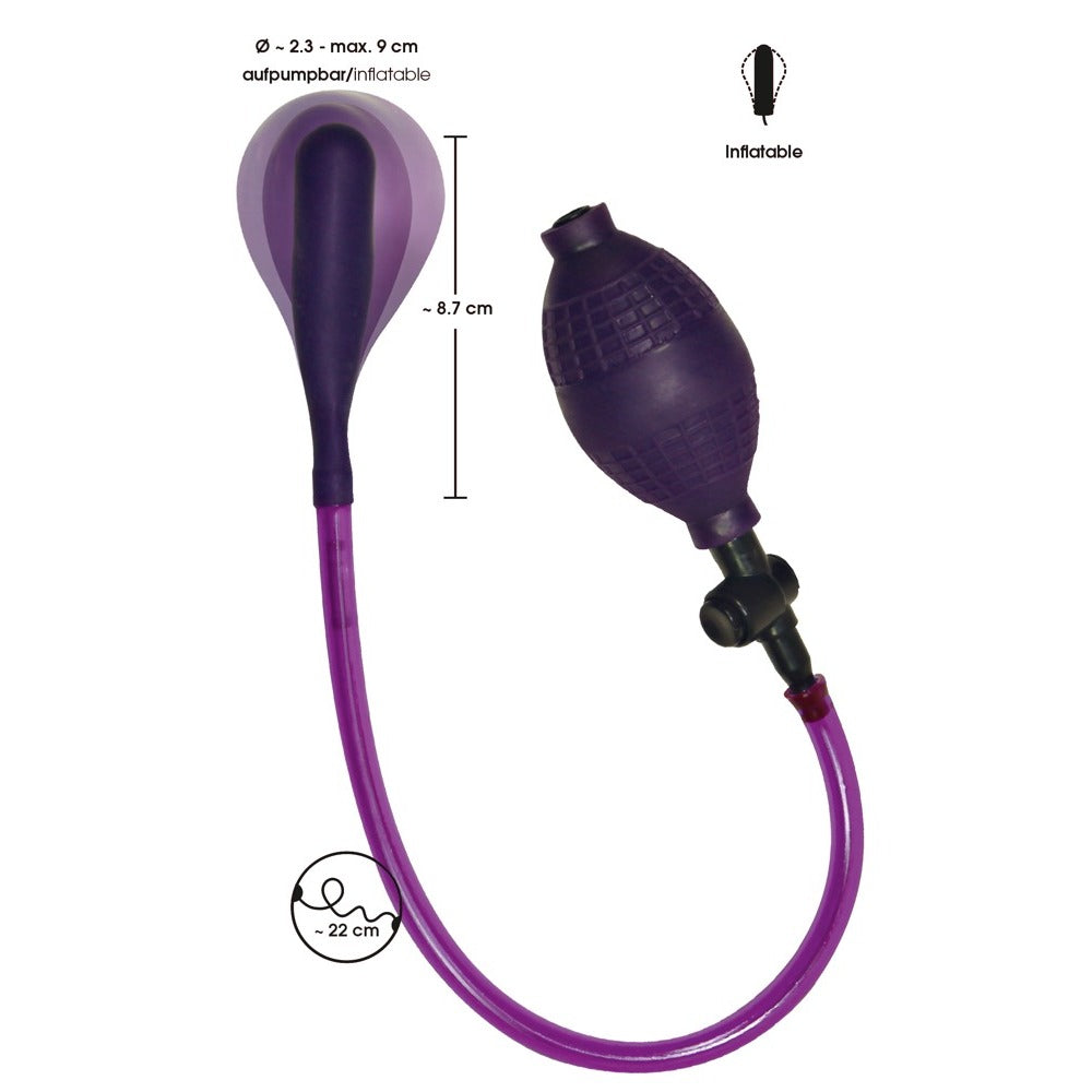 Bad-Kitty-Anal-Balloon|Side View|"premium balloon design-side view"