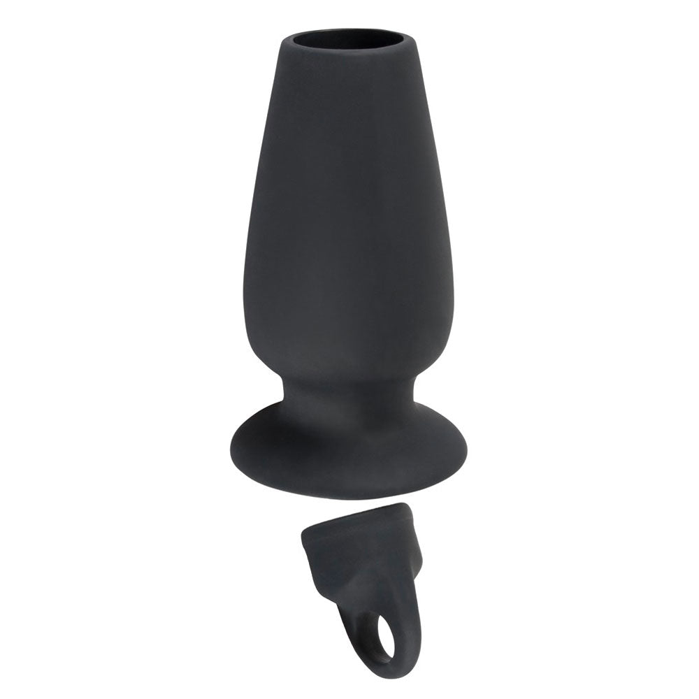 Lust Anal Tunnel Plug With Stopper|Side View|"tunnel design-side view"|