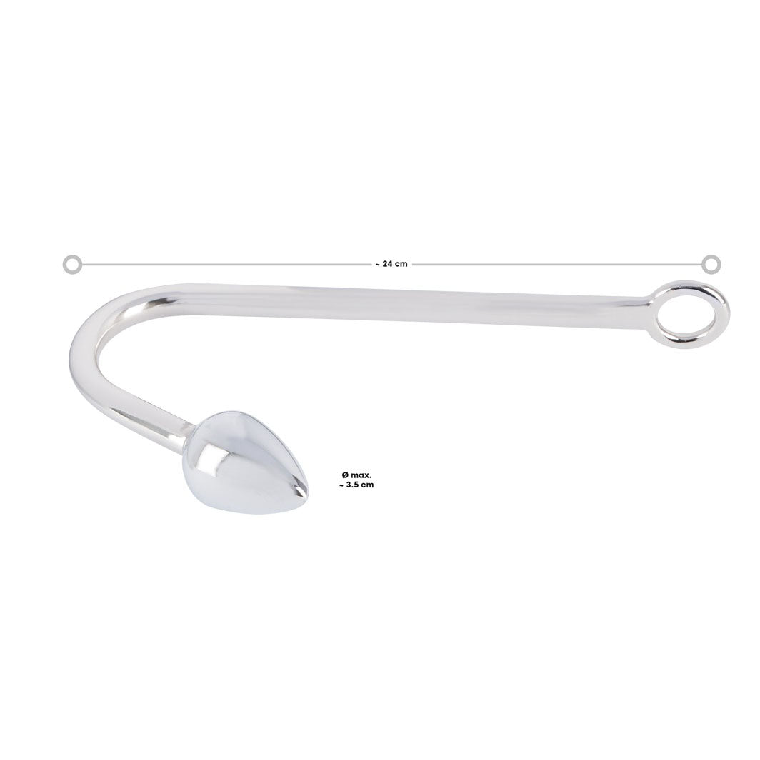 Aluminum Bondage Hook|Detail View|"hook features-detail view adult toys direct"|