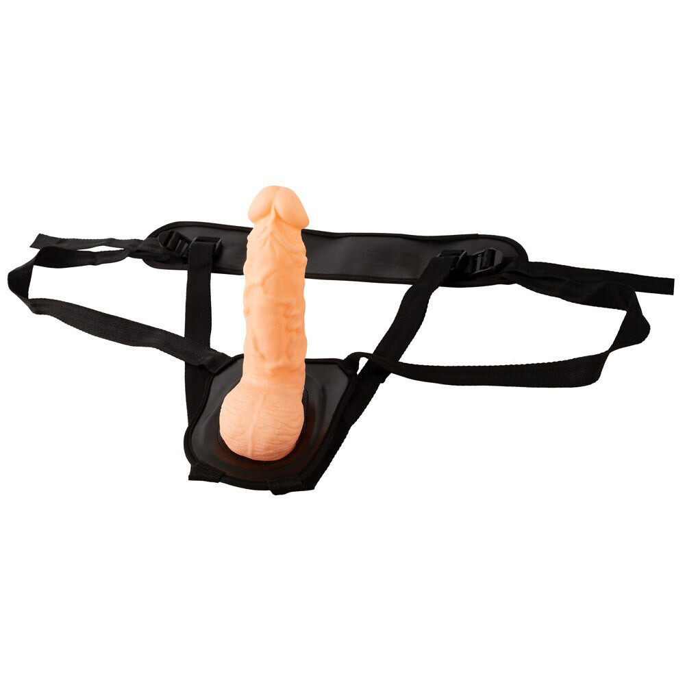 Erection Assistant Hollow Strap On|Side View|"assist detail - side view"