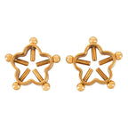 Bad-Kitty-Golden-Flower-Nipple-Jewellery|Front-View|"golden-flower-front-view"