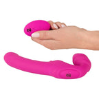 Vibrating Strapless Strapon 2|Front View|"vibrating design - front view"
