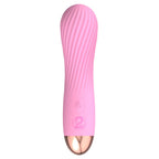 Cuties-Silk-Touch-Rechargeable-Mini-Vibrator-Pink|Front View|"silicone mini vibrator pink rechargeable-front view"