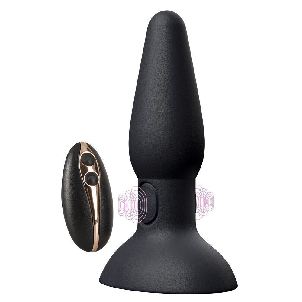 Black-Velvet-Thumping-Anus|Front View|"premium pleasure device-front view"
