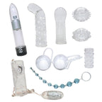 Crystal Clear Collection|Front View|"clear pleasure collection - front view"