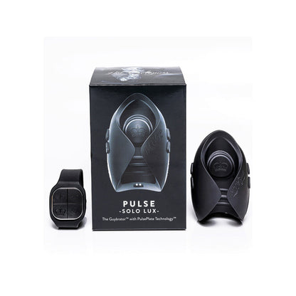Pulse Solo Lux Guybrator Masturbator With Pulse Plate Tech|Back View|"quality build - back view"