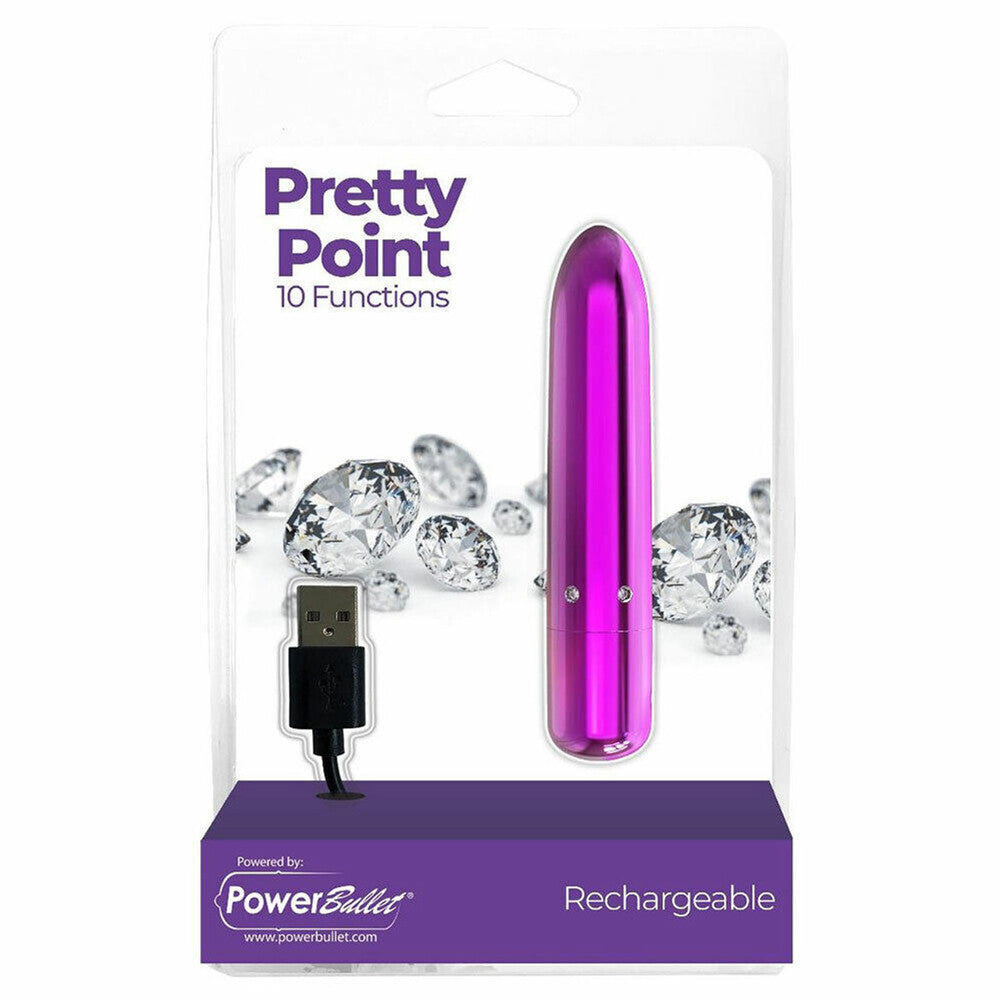 Power-Bullet-Pretty-Point-Rechargeable-Bullet-Vibrator|Kit View|"complete pleasure set-kit view"