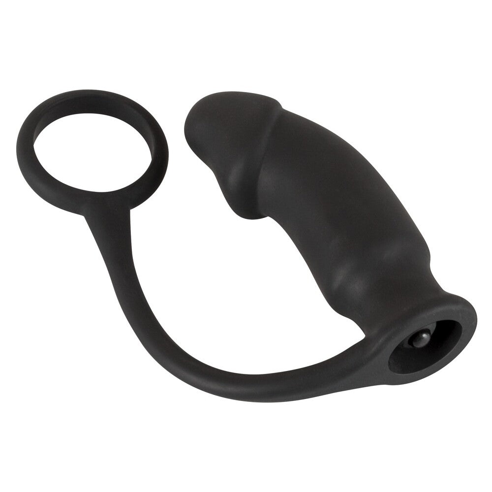 Black-Velvets-Vibrating-With-Ring|Front View|"dual function device-front view"