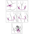 Adrien Lastic Remote Controlled 2X Double Ended Vibrator|Kit View|"Complete pleasure system - kit view"
