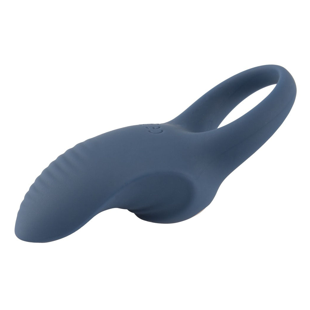 Rechargeable Silicone Vibrating Ring|Side View|"vibrating detail - side view"