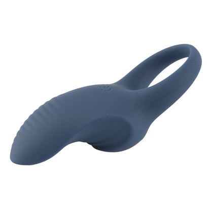 Rechargeable Silicone Vibrating Ring|Side View|"vibrating detail - side view"