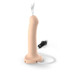 Strap On Me Prostate And G Spot Curved Dildo Large Black|Detail View|"surface detail - detail view"