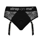 Strap On Me Harness Lingerie Rebel XLarge|Back View|"comfort build - back view"